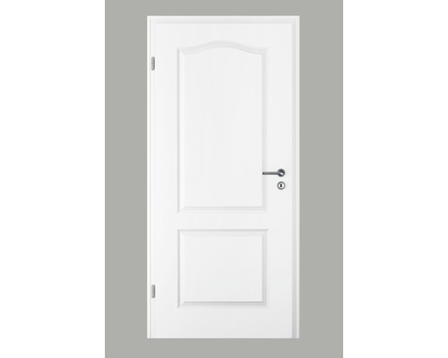Foaie de ușă Pertura Pila 02 B albă 73,5x198,5 cm stânga