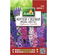Semințe flori Amia nemțișor Delfinium Imperial amestec-thumb-0
