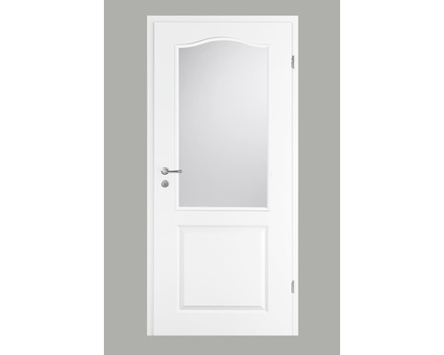 Foaie de ușă Pertura Pila 02 B albă 98,5x198,5 cm LA dreapta (nu include sticla)