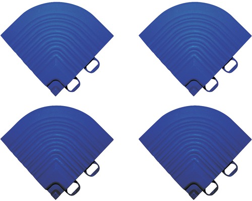 Element de colț pentru pavaj click 1,8x6,2 cm 4 bucăți, albastru