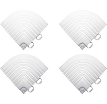 Element de colț pentru pavaj click 6,2x6,2 cm 4 bucăți, alb-thumb-0