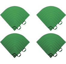 Element de colț pentru pavaj click 6,2x6,2 cm 4 bucăți, verde-thumb-0