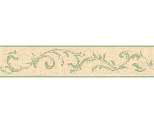 Bordură tapet 7894-26 Only Borders model ornamental verde/bej 5 m x 13 cm