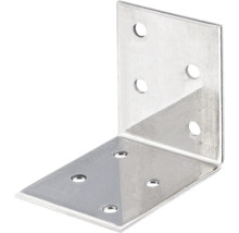 Conector unghiular din metal cu găuri pentru fixare