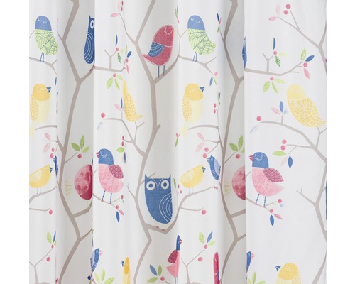 Cortină cu model de pasăre pentru decorarea camerei copiilor