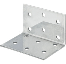 Colțar metalic perforat Alberts 40x40x60x2 mm, oțel inoxidabil