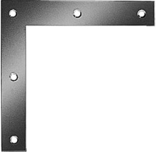 Conector unghiular metalic cu găuri pentru fixare