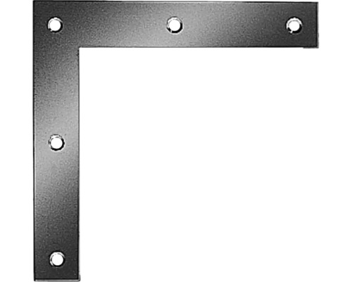 Conector unghiular metalic cu găuri pentru fixare