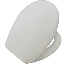 Capac WC form & style Ajon termoplast, închidere simplă, alb 44x37 cm-thumb-0