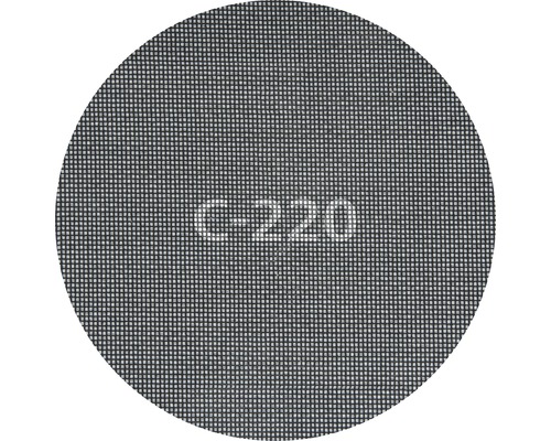 Discuri tip plasă pentru șlefuit pereți Wolfcraft Ø225 mm, granulație 220, pentru glet/gipscarton, pachet 5 bucăți