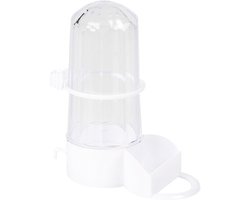 Adăpător pentru păsări din plastic cu hrănitor