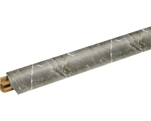 Plinta antistrop PVC pentru protectie blat bucatarie 3000x23x23 mm black marmor