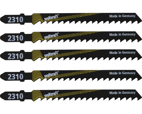 Pânze fierăstrău pendular Wolfcraft 100/75 mm, pentru lemn, pachet 5 bucăți Set pânze de ferăstrău pendular Wolfcraft, 5 bucăți