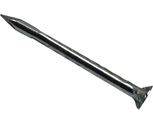 Cuie pentru construcții 2,8x50 mm oțel zincat, pachet 1kg Un cui argintiu simplu