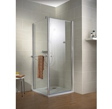 Ușă duș rotativă Schulte Garant Porta, 80x200 cm, sticlă securizată transparentă, profil crom, dreapta-thumb-1