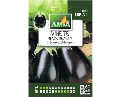 Semințe legume Amia vinete negre