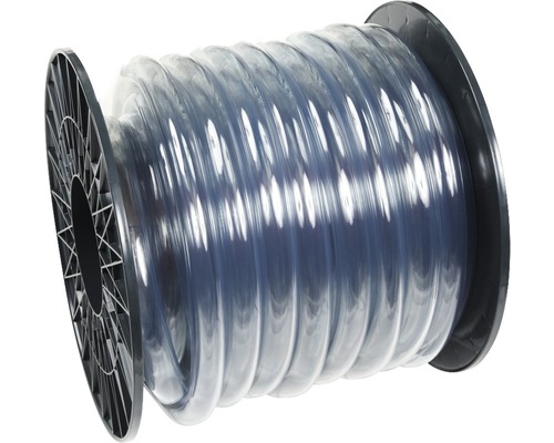 Furtun transparent pe tambur