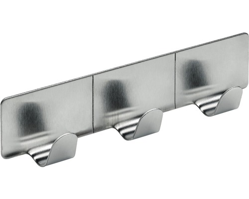 Bară cu trei cârlige pentru haine, din metal