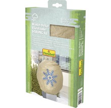 Husă protecţie iarnă plante FloraSelf Protect XL 1,1 x 1,1 m, bej/ albastru