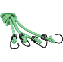 Corzi elastice cu cârlige Mamutec 100cm, 4 cârlige, pachet 2 bucăți-thumb-1