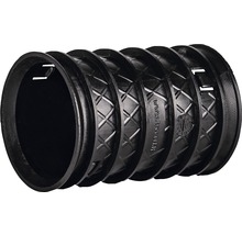 Tub de drenaj flexibil negru din plastic