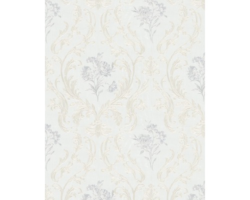 Tapet vlies Belvedere Floral gri deschis 10,05x0,53 m