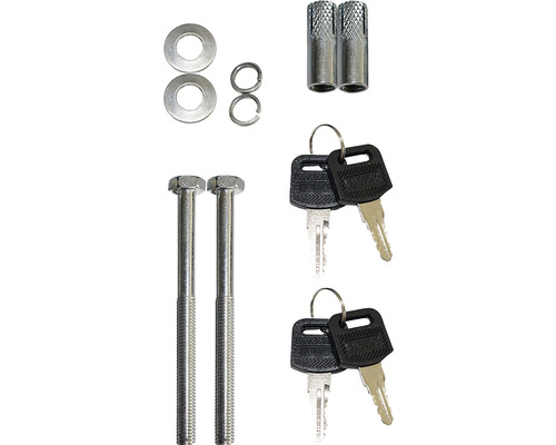 Material de fixare constând din șuruburi, dibluri, șaibe și chei