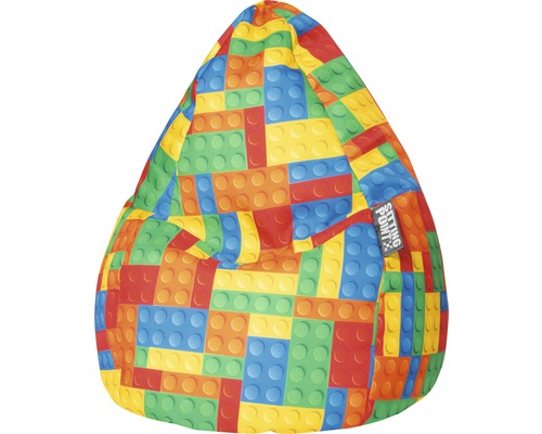 Fotoliu sac beanbag Sitting Point Bricks L colorat 70x90 cm