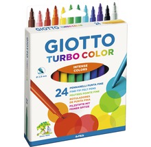 Giotto Turbo Color carioci, set de 24 bucăți