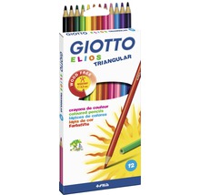 Set 12 creioane colorate Elios Giotto