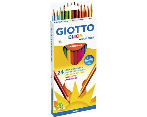 Set 24 creioane colorate Elios Giotto