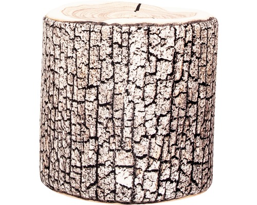 Taburet puf Sitting Point formă cilindru Dotcom Wood model buturugă 50x50 cm Taburet decorativ cu aspect de buturugă