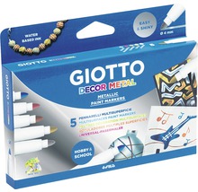 Set 5 markere Giotto efect metalic