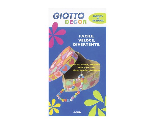 Set de artizanat Giotto Decor cu cutie în formă de inimă și colier de mărgele