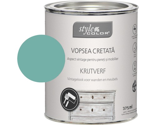 Vopsea cretă StyleColor cottage green 375 ml