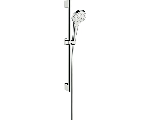 Set duș hansgrohe Croma Select S 110 Vario, bară de duș 65 cm, pară de duș 3 funcții, crom