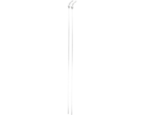 Vergea acționare Gardinia transparentă 100 cm, set 2 buc. | HORNBACH