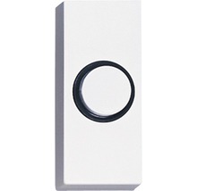 Buton de sonerie alb cu buton rotund