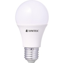 Bec LED Comtec E27 10W 900 lumeni, glob mat A60, lumină rece-thumb-2