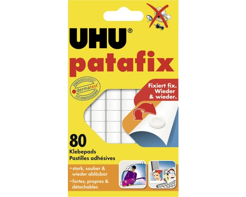 Tablete de adeziv UHU Patafix alb, 80 buc.