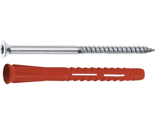 Dibluri plastic cu șurub Tox Constructor 8x80 mm, 50 bucăți Șurub cu diblu