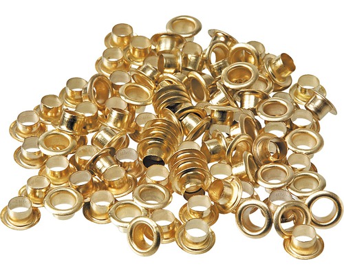 Capse rotunde universale TopTools Ø5 mm, pachet 200 bucăți Găici metalice pentru întărirea găurilor