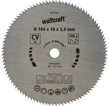 Disc de ferăstrău Wolfcraft cu diametrul de 184 milimetri