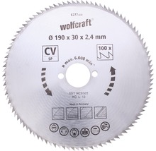 Pânză de ferăstrău Wolfcraft cu diametrul de 190 milimetri
