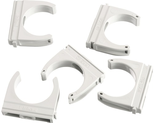 Bride plastic pentru tub rigid eBULL Ø40 mm, pachet 5 | HORNBACH