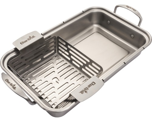 Tigaie grill Char-Broil cu coș de grătar din oțel inoxidabil