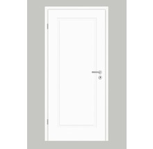 Foaie de ușă Pertura Mila 01 lăcuită alb 198,5x73,5 cm stânga-thumb-0
