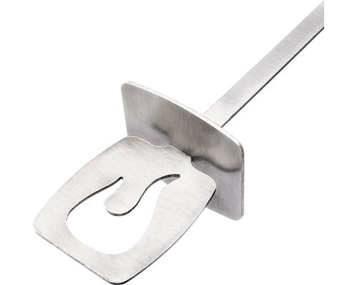 Tel de amestecare din oțel inoxidabil cu model de flacără