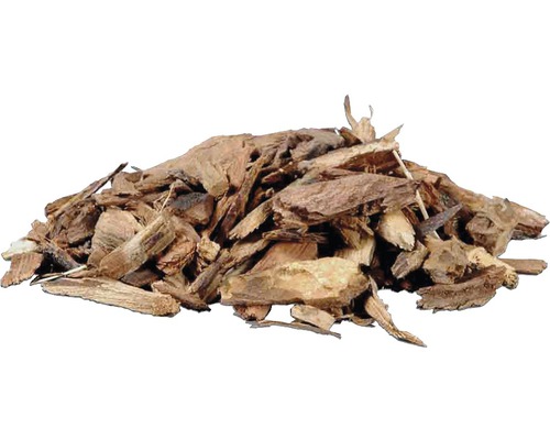 Grămadă de mulci de scoarță