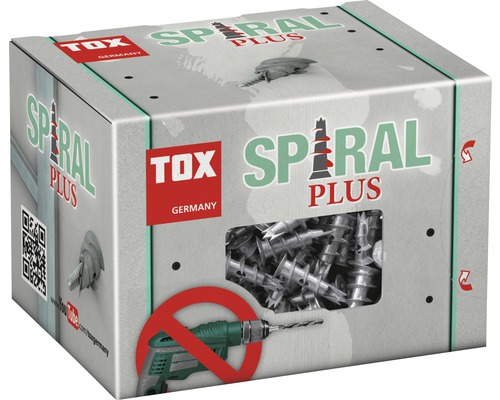 Pachet dibluri TOX Spiral Plus pentru pereți din gips-carton